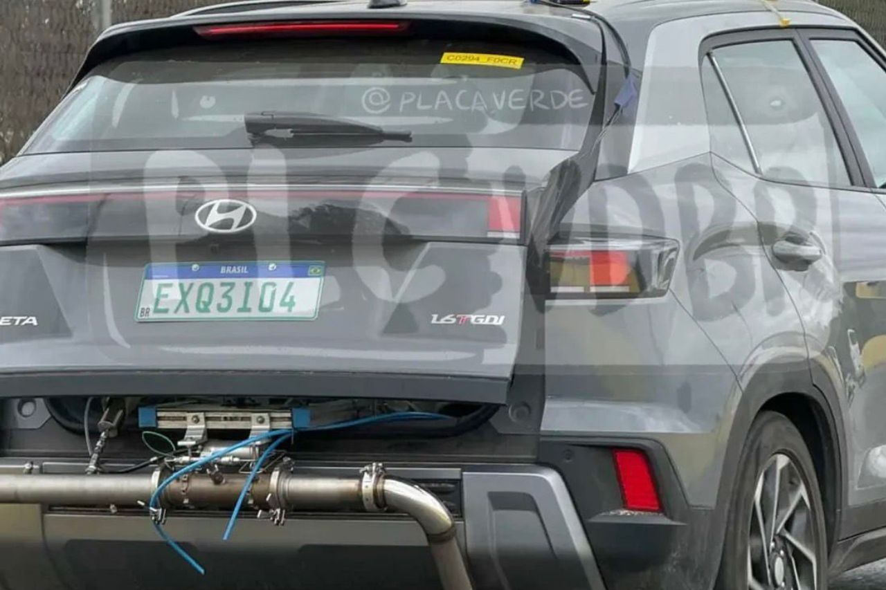 Flagra revela Hyundai Creta 1.6 turbo flex em testes no Brasil