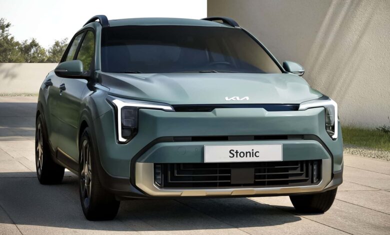 Novo Kia Stonic 2026 tem cara de carro elétrico em mudança profunda