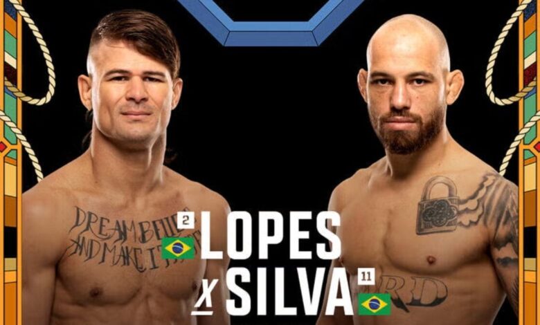 Noche UFC Diego Lopes x Jean Silva: onde assistir e cards