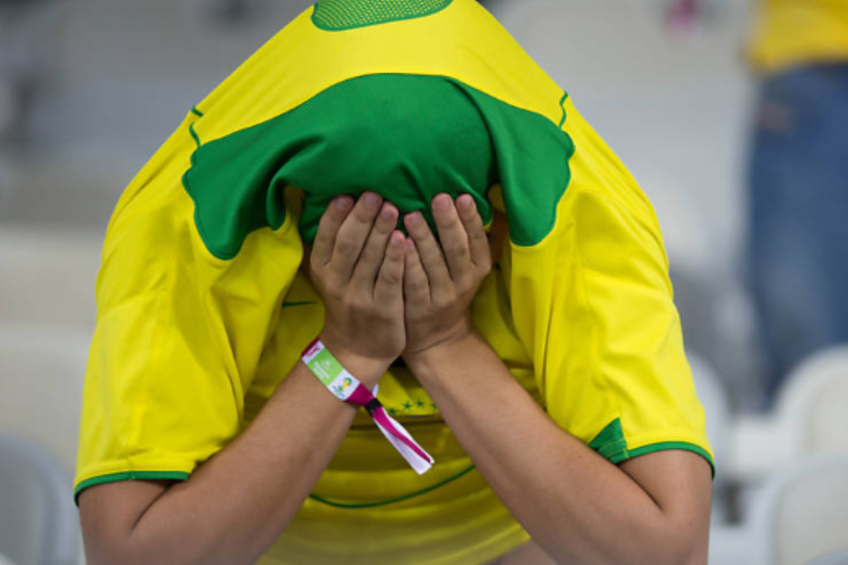 Brasil está fora da Copa do Mundo