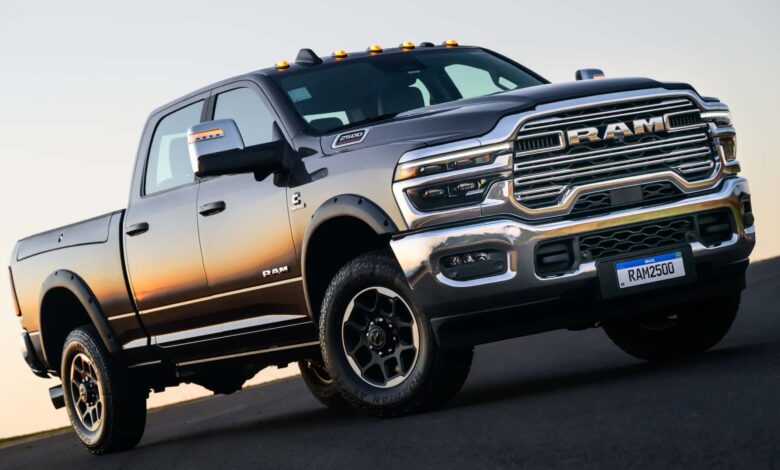 Ram 2500 e 3500 2025 ganham série de acessórios personalizados feitos no Brasil