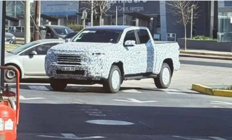 nova Ram Dakota aparece em testes na Argentina