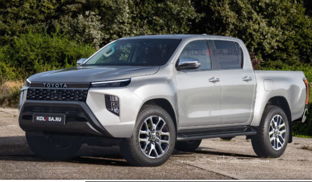 Nova geração da Toyota Hilux estreia em novembro com design renovado