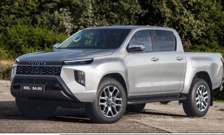 Nova geração da Toyota Hilux estreia em novembro com design renovado