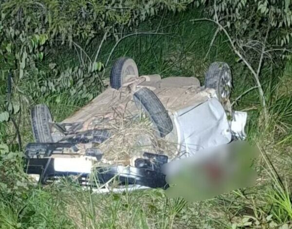 Guarda civil morre após capotamento de carro em Alto Alegre