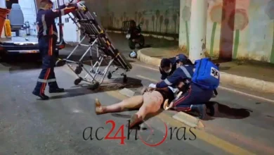 Acidente de moto deixa casal ferido no bairro Floresta Sul | ac24horas