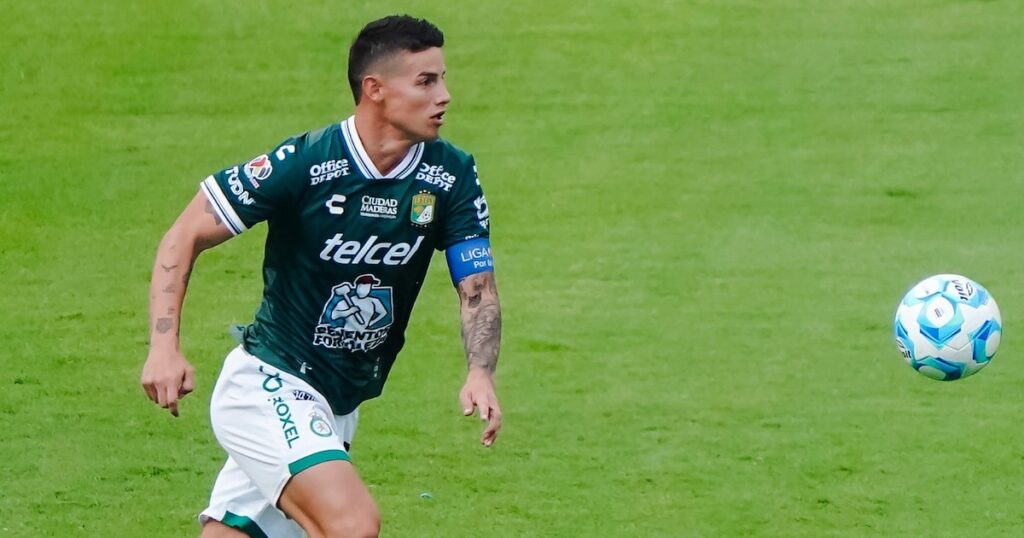 Sorpresa en León con James Rodríguez: esto pasó con el volante para enfrentar a Tigres por el Torneo Apertura