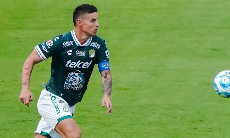 Sorpresa en León con James Rodríguez: esto pasó con el volante para enfrentar a Tigres por el Torneo Apertura