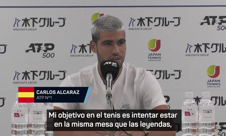 "No tengo en mente los 24 Grand Slam de Djokovic"