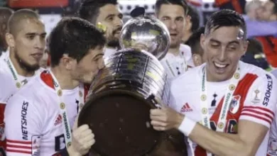 Alario y Funes Mori levantan la Copa Libertadores 2015