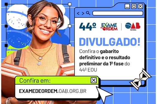 Confira o gabarito definitivo e o resultado preliminar da 1ª fase do 44º EOU