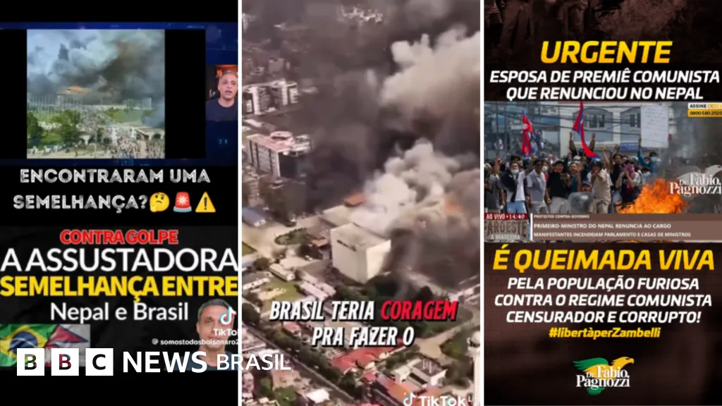 Grupos de direita no Brasil usam protestos no Nepal para incitar atos