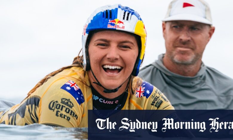 Australian Molly Picklum wins surfing world title in 2025 WSL finals at Cloudbreak, Fiji