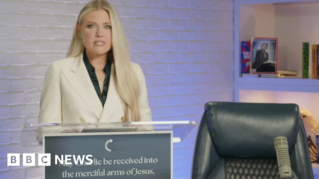 Erika Kirk pledges 'my husband's voice will remain' in tribute to Charlie Kirk