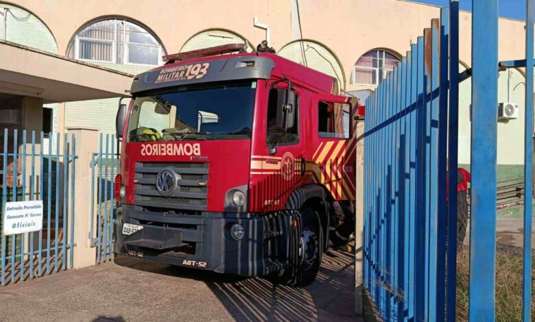 Escritório da Sefaz pega fogo e mobiliza Corpo de Bombeiros em Campo Grande