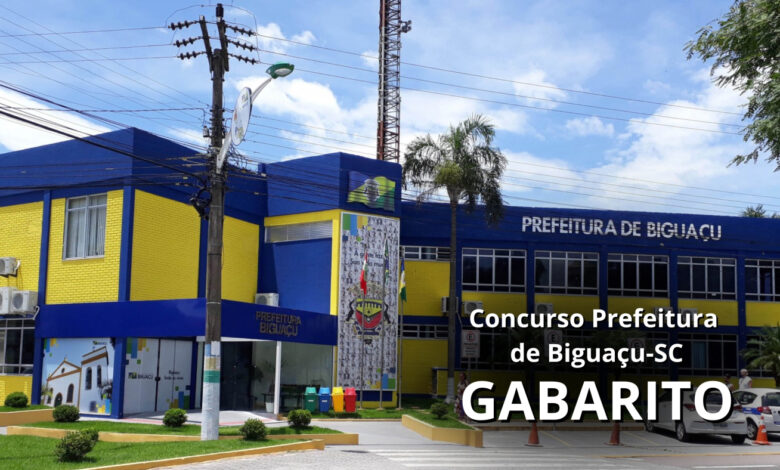 Gabarito Biguaçu-SC 2025; veja quando a FURB divulga respostas