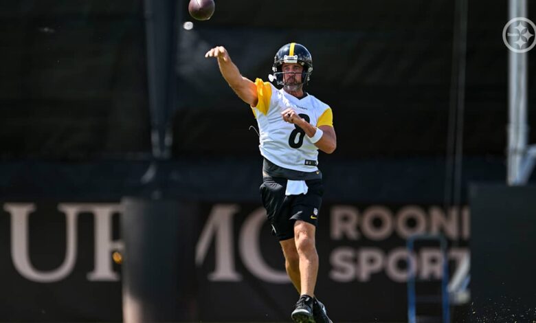 Rodgers prepares for his first game with the Steelers