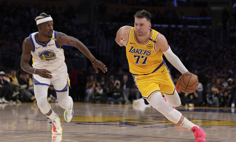 Luka DoncicLuka Doncic #77 of the Los