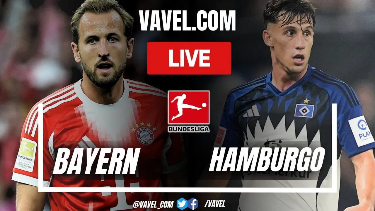 Bayern de Munique x Hamburgo: atualizações do placar ao vivo
