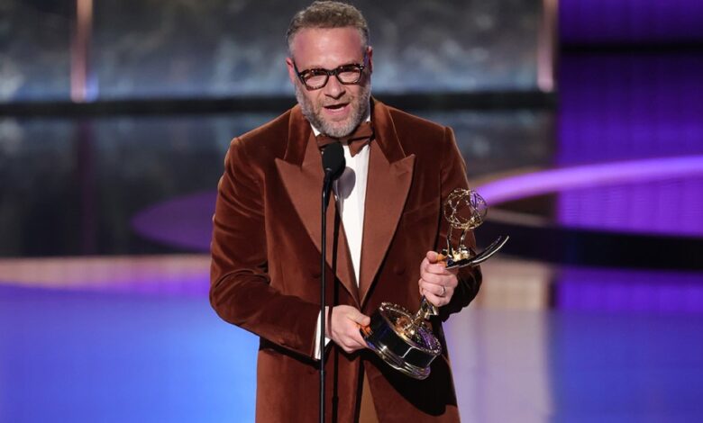 The Studio's Seth Rogen Wins Emmy for Lead Actor in Comedy