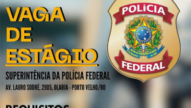 Polícia Federal em Rondônia abre vaga de estágio para estudantes de Direito - Concursos e Empregos
