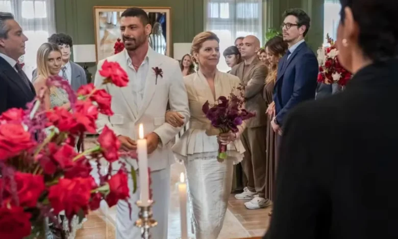 Casamento de Odete e César em Vale Tudo. Foto: Divulgação/Globo