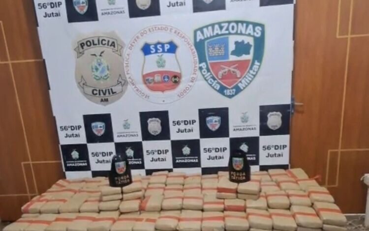 Drogas avaliadas em R$ 8 milhões são apreendidas no interior do AM