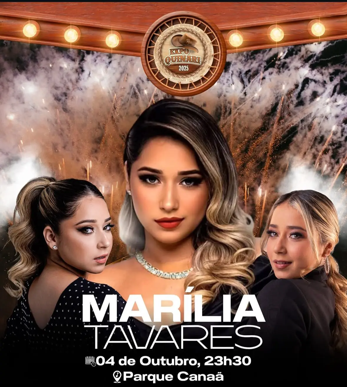 Marília Tavares se apresenta hoje na ExpoQuinari 2025