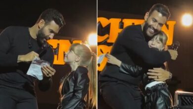 Gusttavo Lima presenteia fã mirim com cavalo durante Münchenfest