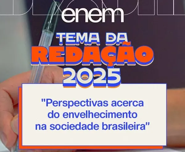 Enem 2025 discute perspectivas sobre o envelhecimento