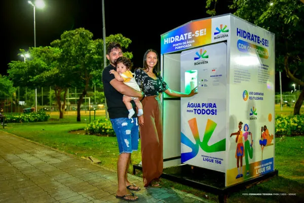 Cabine de hidratação é instalada na Praça do Cidade Satélite