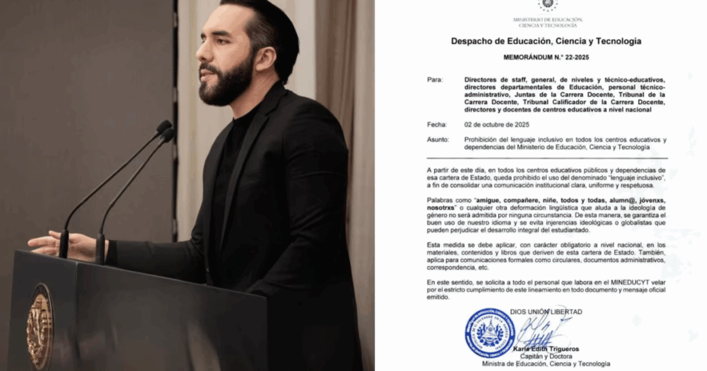 Presidente proíbe palavras como ‘amigue’ e ‘companheire’ nas escolas