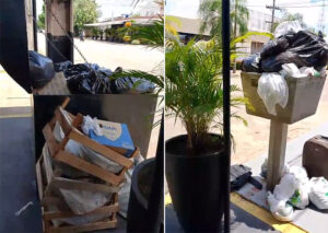 Vídeo: comerciantes reclamam da coleta de lixo, e empresa garante regularizar até as 20 horas desta segunda-feira - Geral