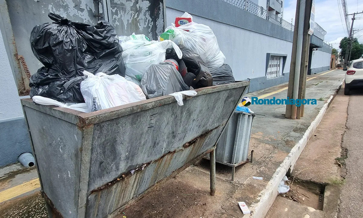Lixo se acumula em Porto Velho enquanto coleta é limitada