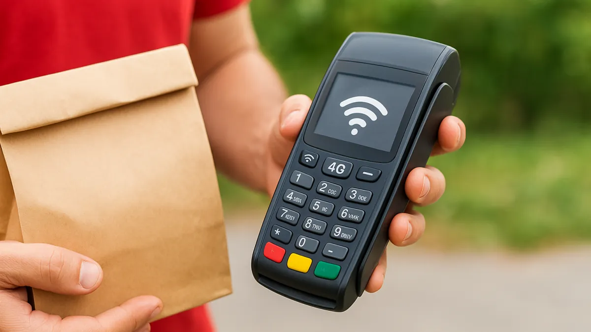 Quando vale a pena uma maquininha com Wi-Fi + 4G para quem faz delivery