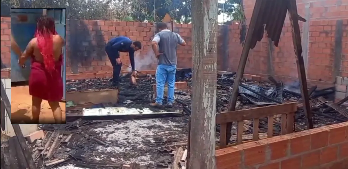 Polícia prende mãe de crianças mortas em incêndio para esclarecimentos