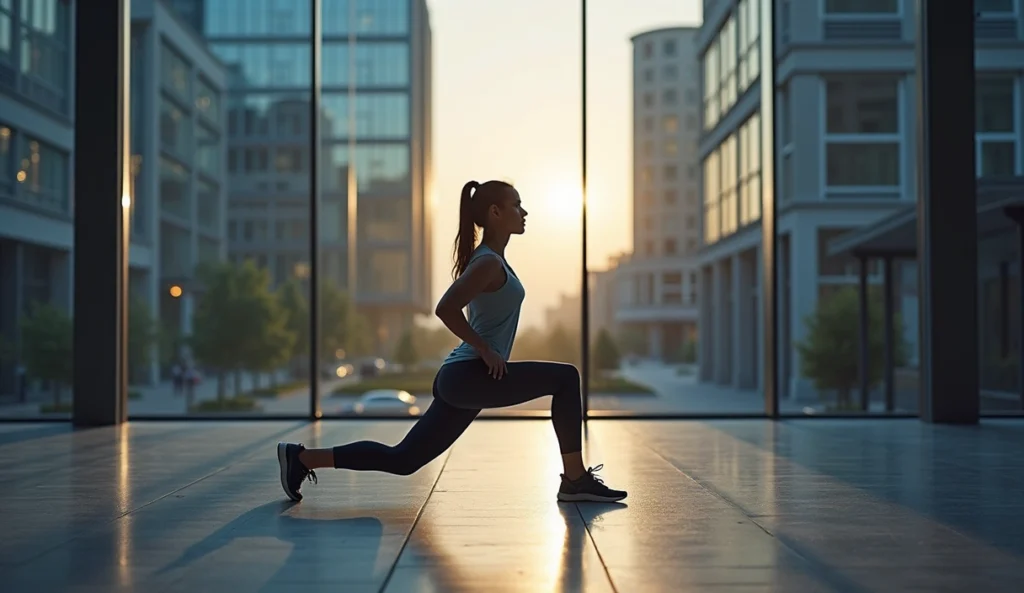 Brazil lunge variation targets glutes, spares knees