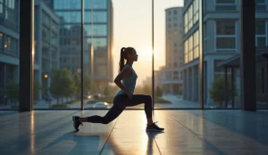 Brazil lunge variation targets glutes, spares knees