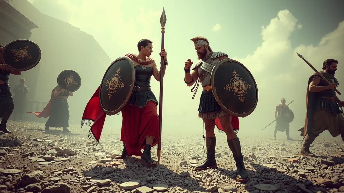 A rivalidade entre Aquiles e Heitor na Guerra de Troia épica