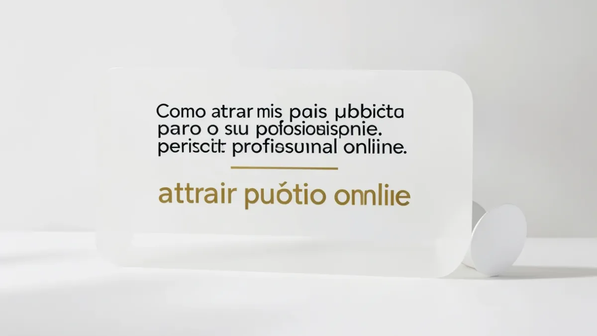 Como atrair mais público para o seu perfil profissional online