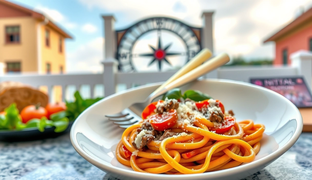Brazil brings Greek spaghetti with meat sauce to life