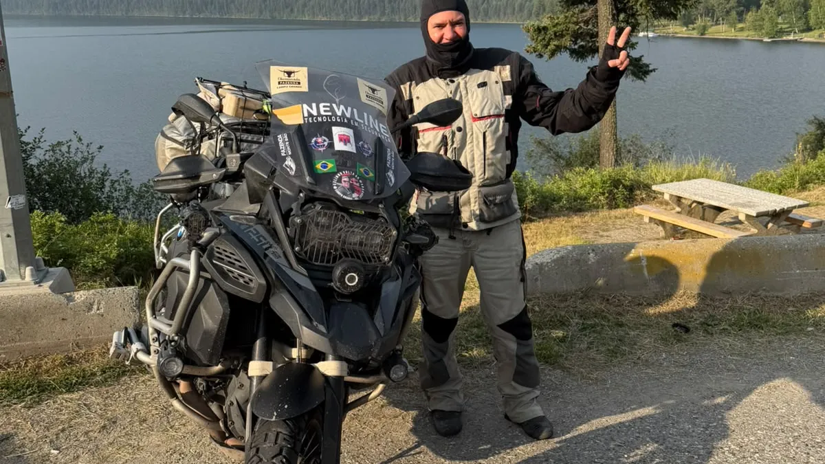Exército de anjos leva motociclista de MS ao Canadá