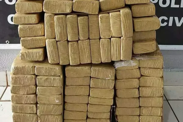 Jovem é preso com 394 kg de maconha em MS-164