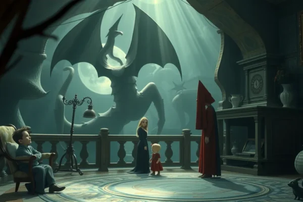 Os elementos visuais que aparecem em todo filme de Burton