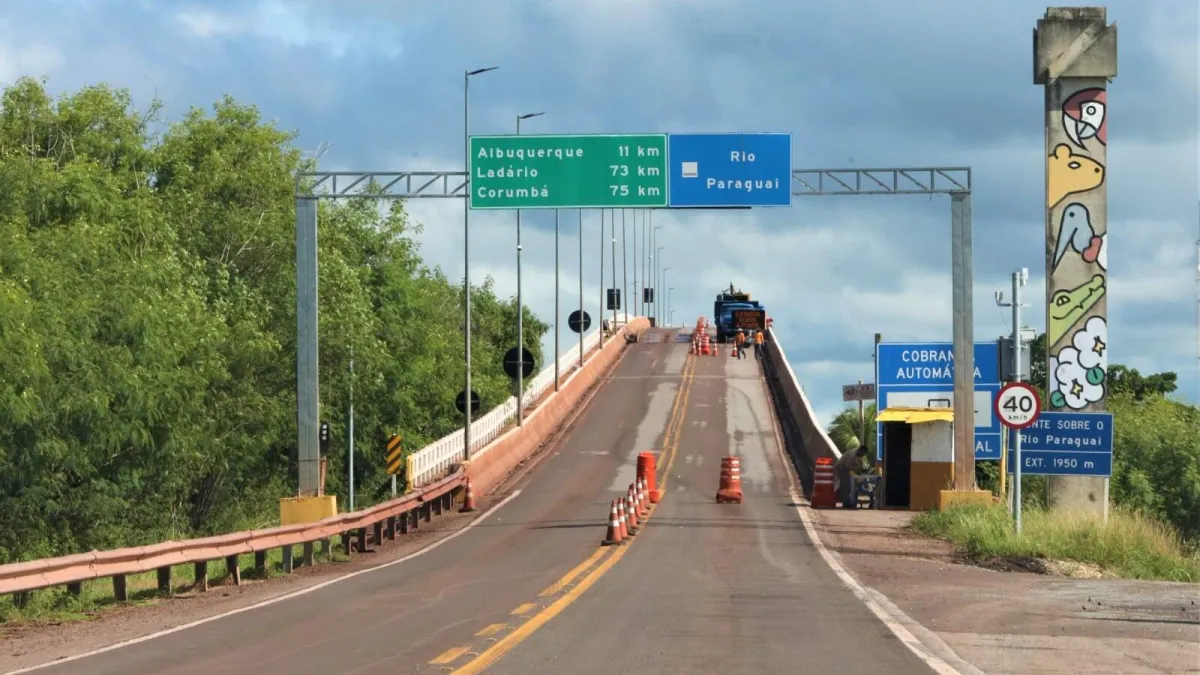 Seilog adia bloqueios na ponte do Rio Paraguai por causa do Dia dos Pais